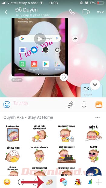 Sticker Ở nhà là số 1