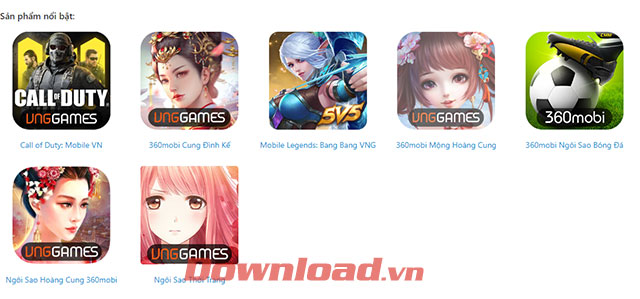 Lựa chọn game nạp thẻ