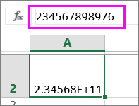Định dạng chung cho số trên Excel Online