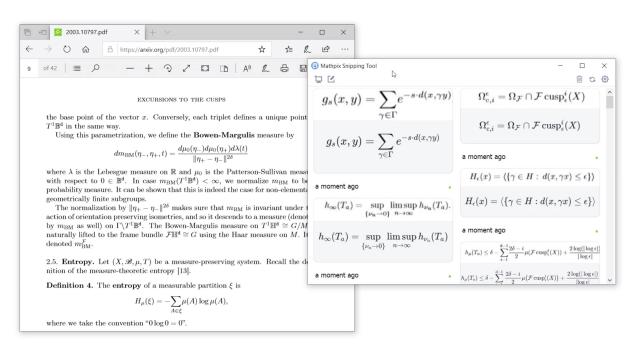 Cách lấy công thức toán học từ ảnh, PDF về Word bằng Mathpix