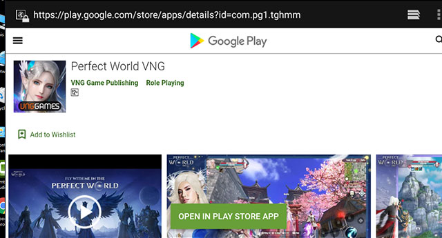 Cài đặt game Perfect World VNG trên máy tính