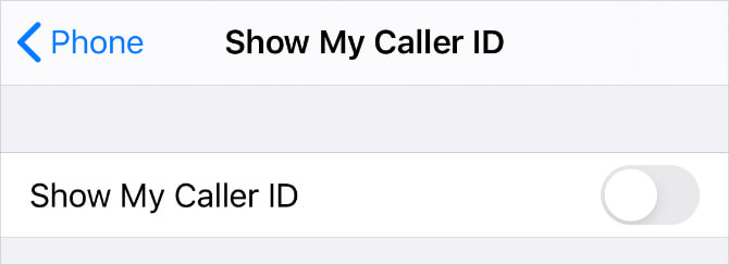 Cài đặt hiện ID người gọi trên iPhone
