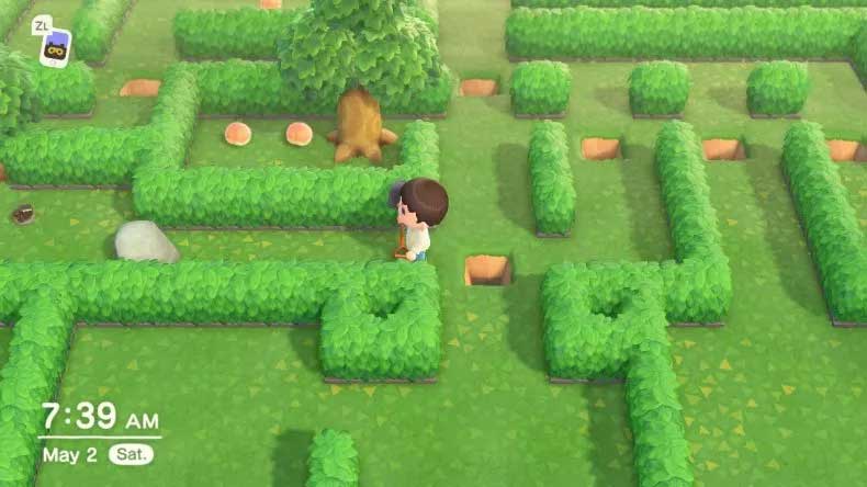 Mê cung của Animal Crossing: New Horizons chứa nhiều hố