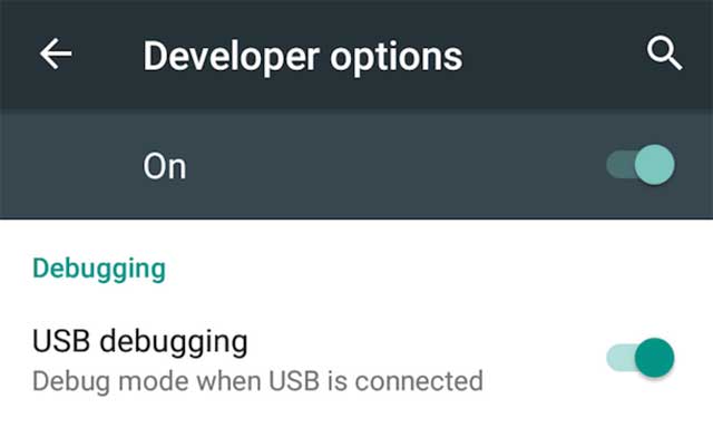 Kích hoạt chế độ gỡ lỗi USB trên Android