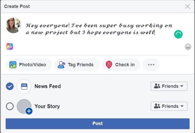 Chữ kiểu độc đáo trên Facebook:
Facebook không chỉ cho phép người dùng tạo các bài viết độc đáo bằng việc sáng tạo nội dung, mà còn cung cấp nhiều loại chữ kiểu đẹp mắt giúp bài viết trở nên ấn tượng hơn. Khám phá những font mới trên Facebook và tạo ra những bài viết độc đáo nhất được công chúng yêu mến!