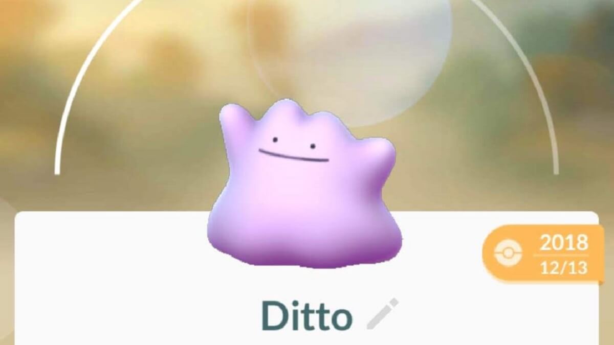 Ditto trong Pokemon Go