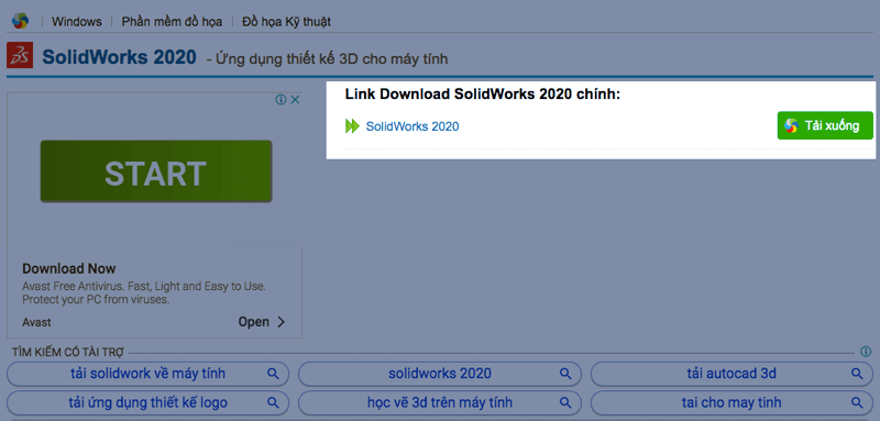 Tải SolidWorks 2020