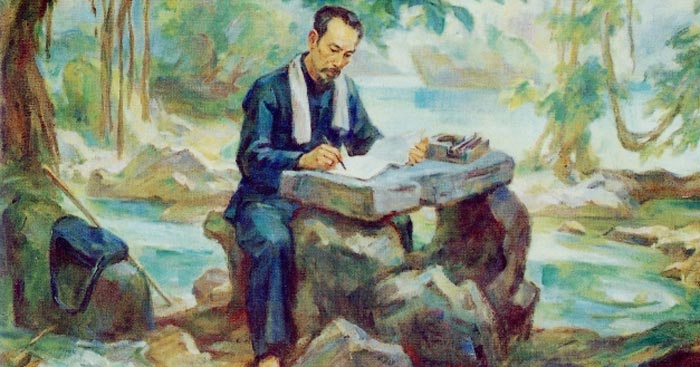 Bài viết số 7 lớp 9 đề 5: Phân tích bài thơ Tức cảnh Pác Bó của Hồ Chí Minh