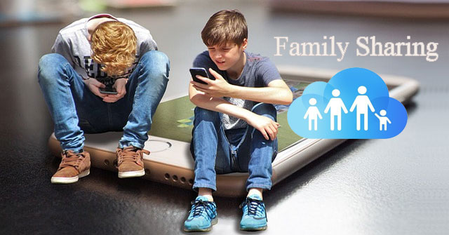 Quản lý con cái dùng điện thoại bằng Family Sharing