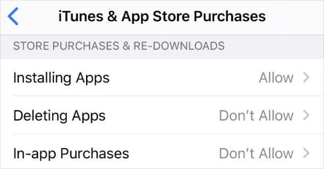 Kiểm soát con mua hàng trên iTunes & App Store