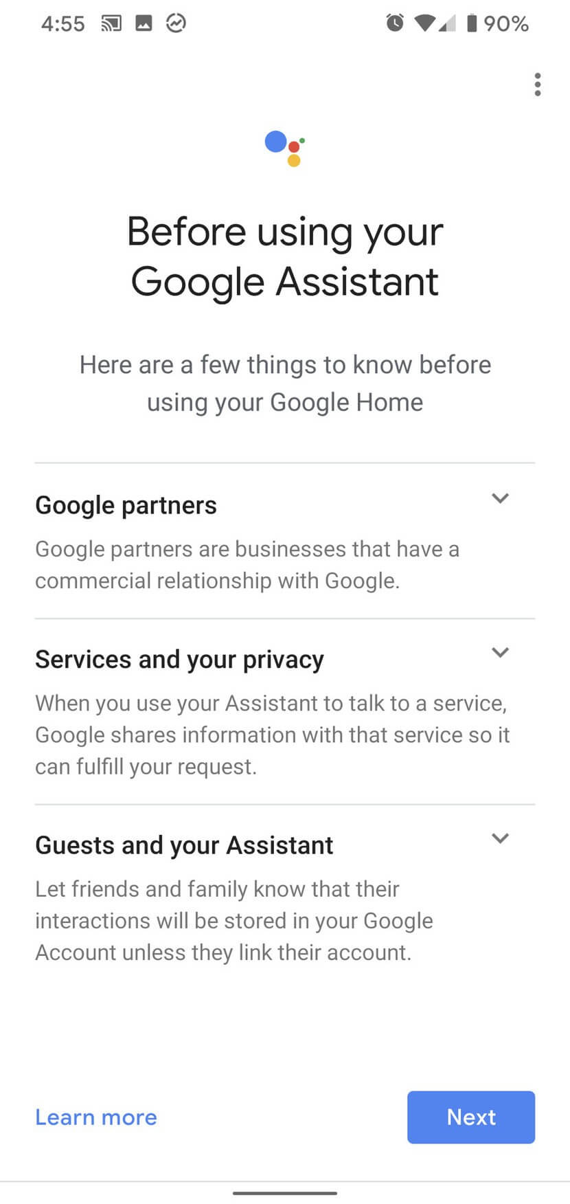 Lưu ý trước khi dùng Google Assistant