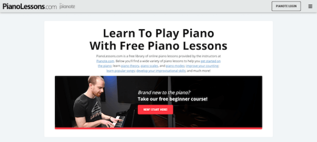 Học piano trên Piano Lessons