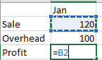 Chọn ô nhập dữ liệu trong Excel
