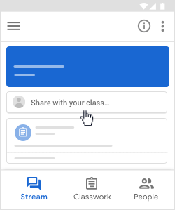 Trang Stream trên Google Classroom