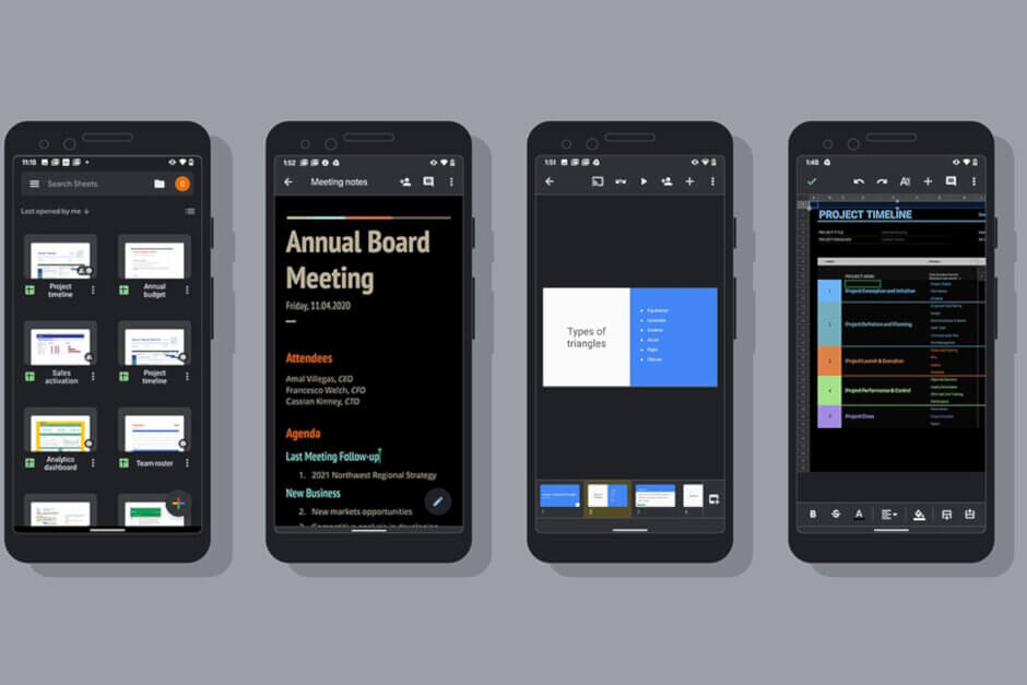 Cách kích hoạt chế độ tối trong Google Docs, Sheets & Slides trên Android
