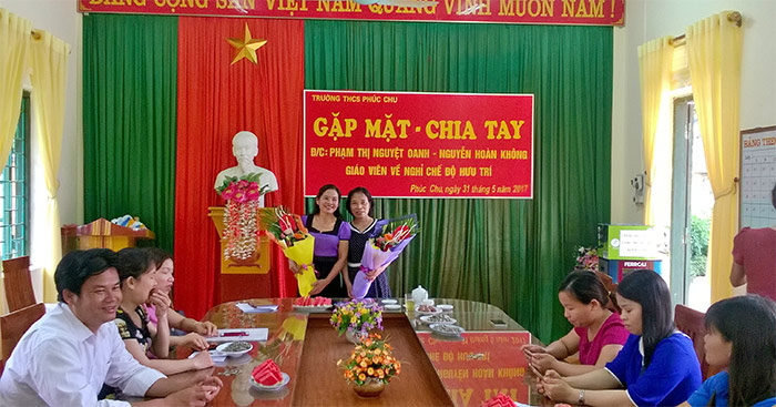 Kịch bản chia tay giáo viên nghỉ hưu (6 mẫu)