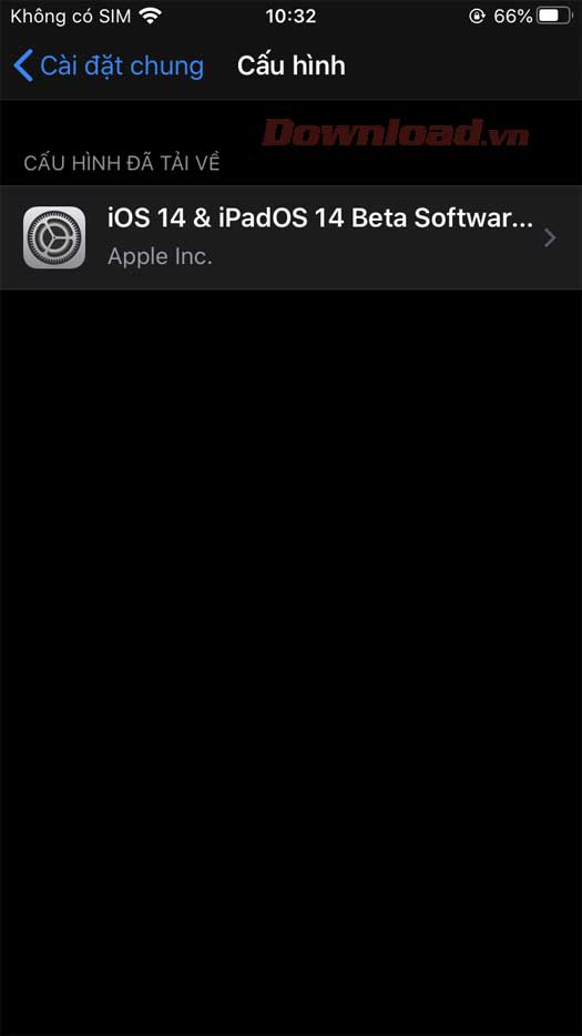 Tải iOS14 beta