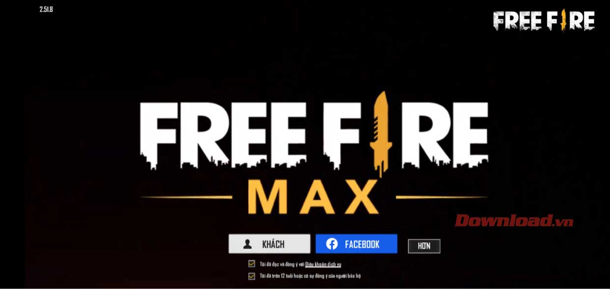 Giao diện game Free Fire Max