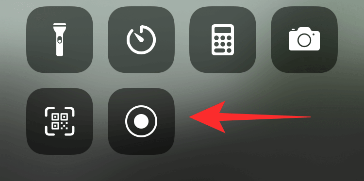 Icon quay màn hình trên iPhone