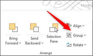 Tab Group trong Microsoft PowerPoint