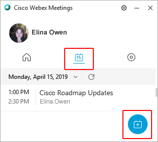 Lập lịch cuộc họp, học online trong Webex Meetings – Download.vn