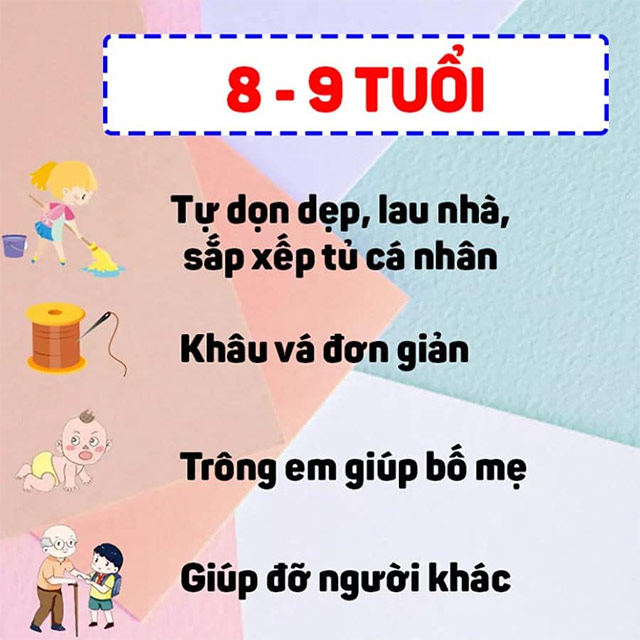 8 - 9 tuổi