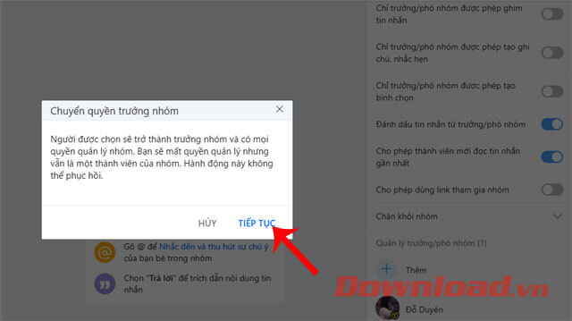 Hãy đến và xem hình ảnh về chuyển quyền trưởng nhóm Zalo để tìm hiểu cách phân chia trách nhiệm và thúc đẩy sự thăng tiến trong nhóm của bạn. Việc này sẽ giúp bạn trải nghiệm cảm giác thú vị của việc điều hành một nhóm Zalo.