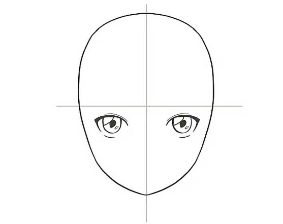 Draw eyes for anime characters