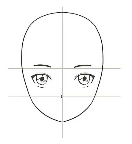Drawing anime character's nose