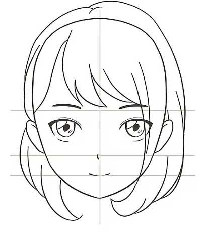 Drawing anime character's hair
