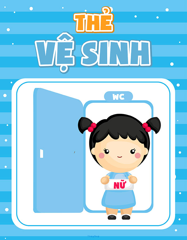 Thẻ vệ sinh nữ