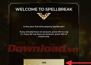 Truy cập game Spellbreak