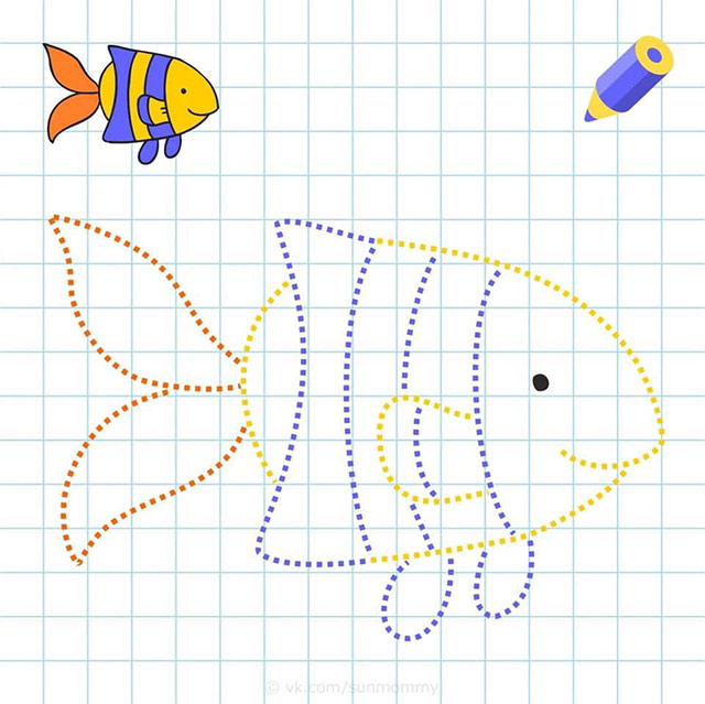 Hình vẽ con cá