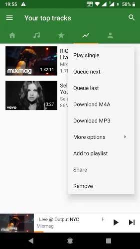 App tải nhạc miễn phí trên Android YMusic