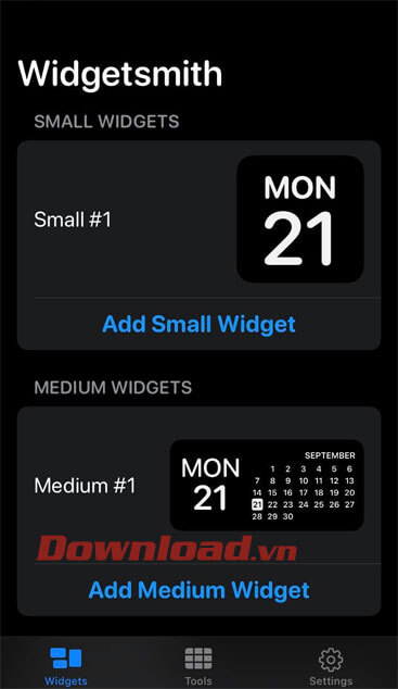 Hướng dẫn dùng Widgetsmith tự tạo widget iOS 14