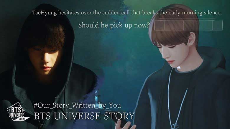 Lựa chọn diễn tiến câu chuyện trong BTS Universe Story 