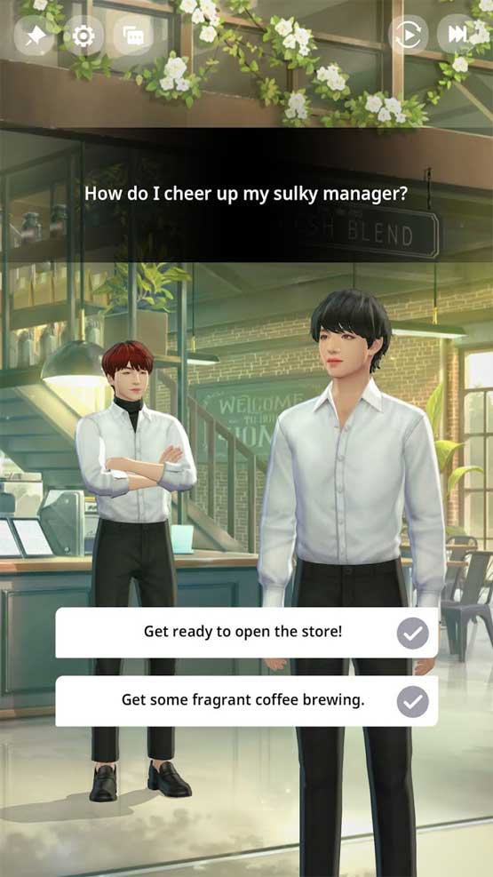 Lựa chọn câu chuyện của riêng bạn trong BTS Universe Story 