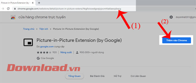 Hướng dẫn sử dụng tiện ích Picture-in-Picture trên Google Chrome