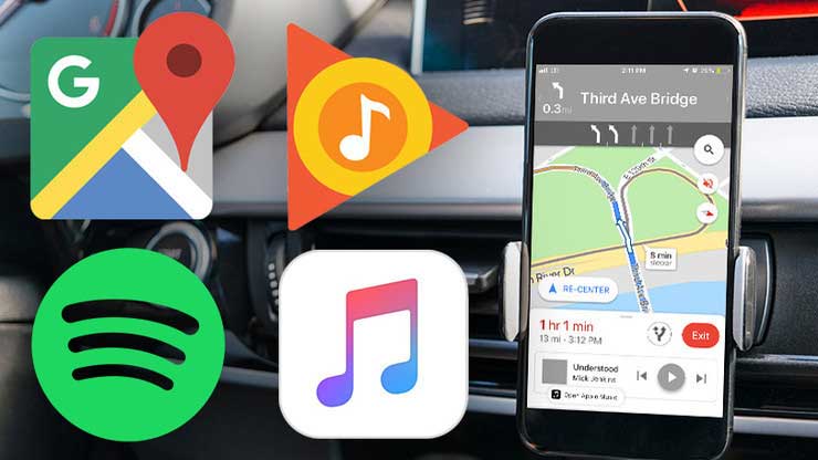 Thêm nhạc vào lộ trình chỉ đường trên Google Maps