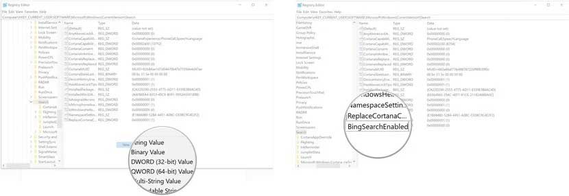 Mở công cụ tìm kiếm Bing