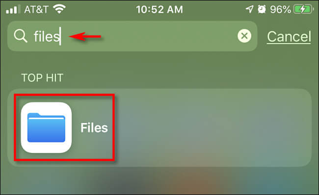 Cách tìm file đã tải về trên iPhone, iPad