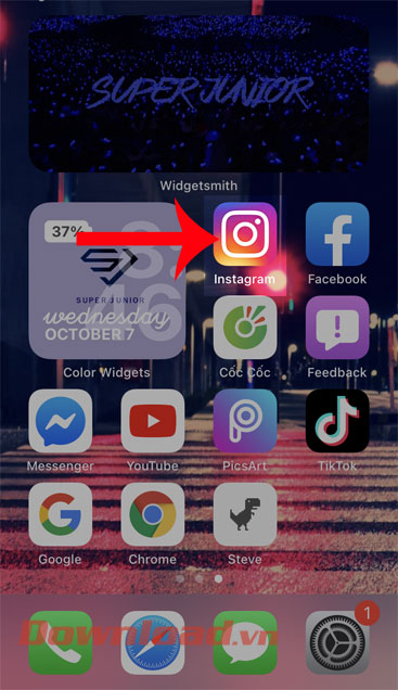 Hướng dẫn đổi biểu tượng ứng dụng Instagram cũ trở lại