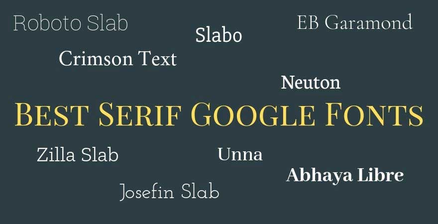 Google Fonts Sans Serif