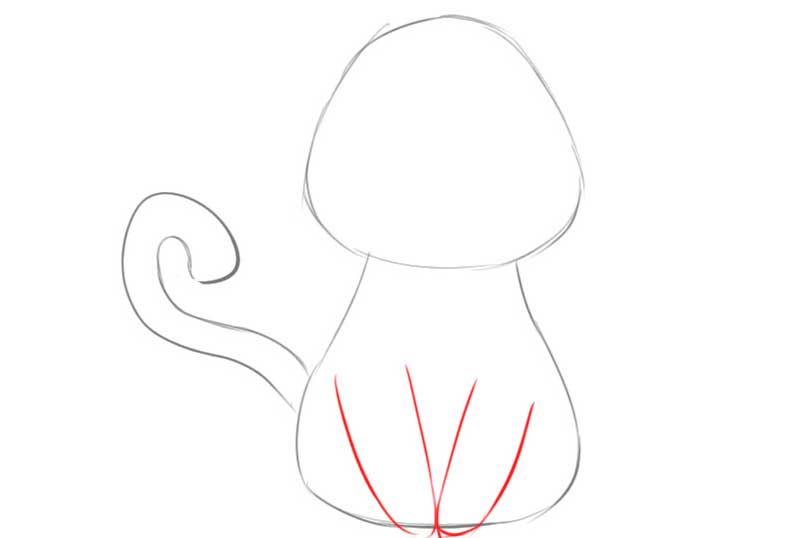 Vẽ chân mèo anime