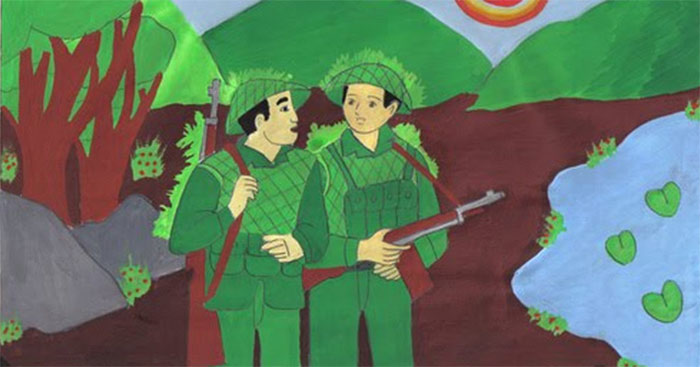 Đóng vai người lính kể lại bài thơ Đồng chí (14 mẫu) - Văn 9