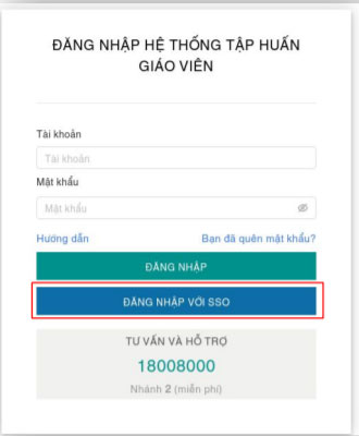 Đăng nhập với SSO