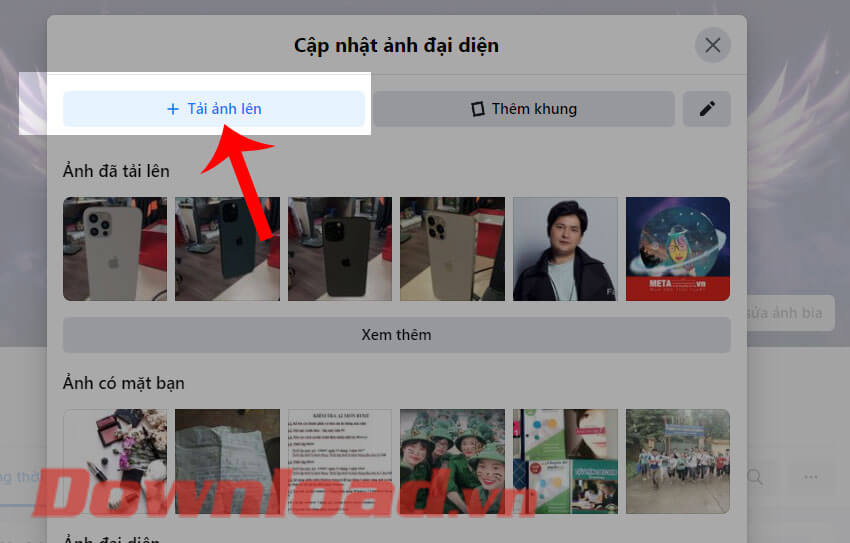 Cách thay đổi avatar ảnh đại diện ảnh bìa facebook trên điện thoại   VFOVN
