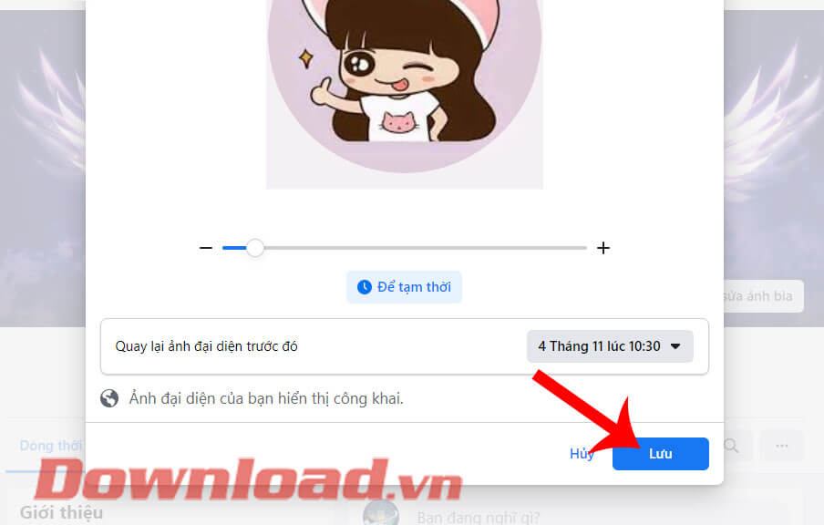Hướng dẫn thay avatar Facebook mà không ai biết  Downloadvn