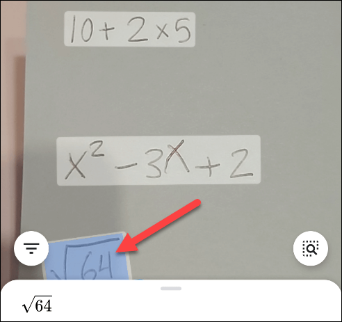Google Lens có thể giải phương trình căn