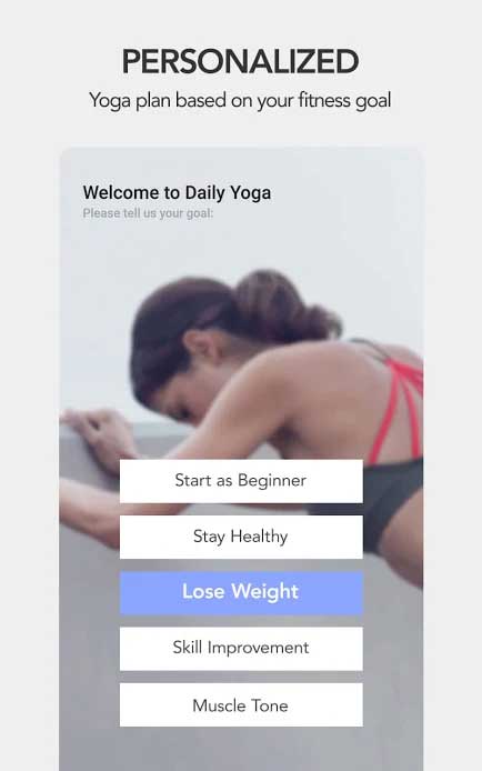 Cá nhân hóa app tập yoga miễn phí